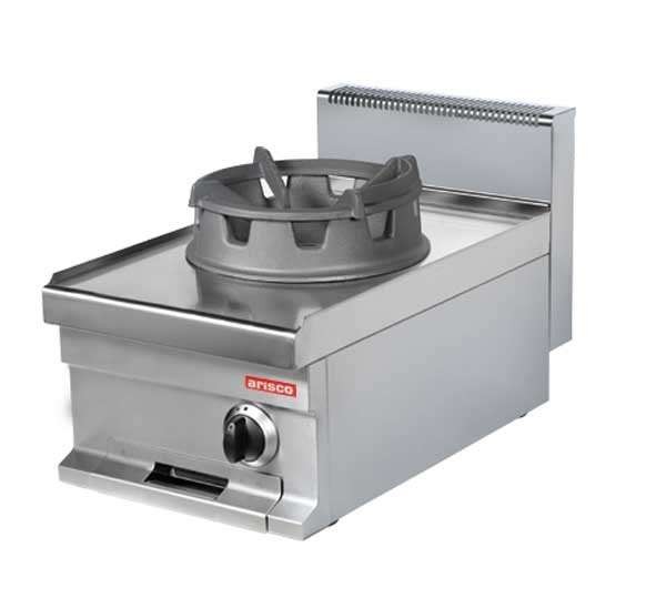 Cocina Wok a gas sobremesa 1 fuego 16 kw 400x700x290h mm WR711S Línea Estambul