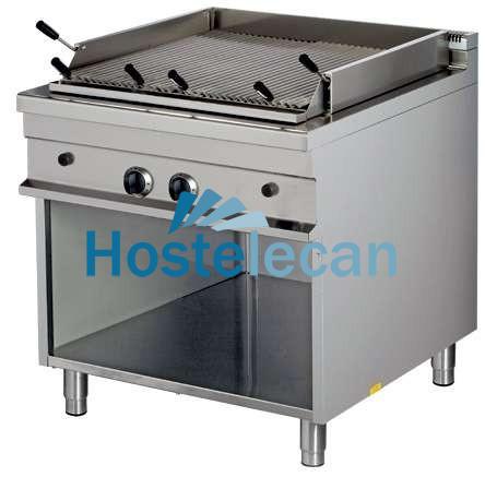 Barbacoa a gas piedra volcánica 7,5+7,5kw 850x900x900h mm GGL921 Línea Estambul