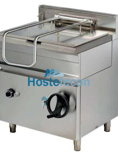 Sartén basculante a gas 65 litros 13kw 800x700x900h mm GP722 Línea Estambul