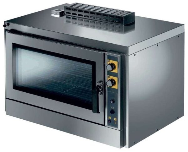 Horno de gas convección con HUMIDIFICACIÓN 5 bandejas GN1/1 KF1001GIXAL Línea Padova