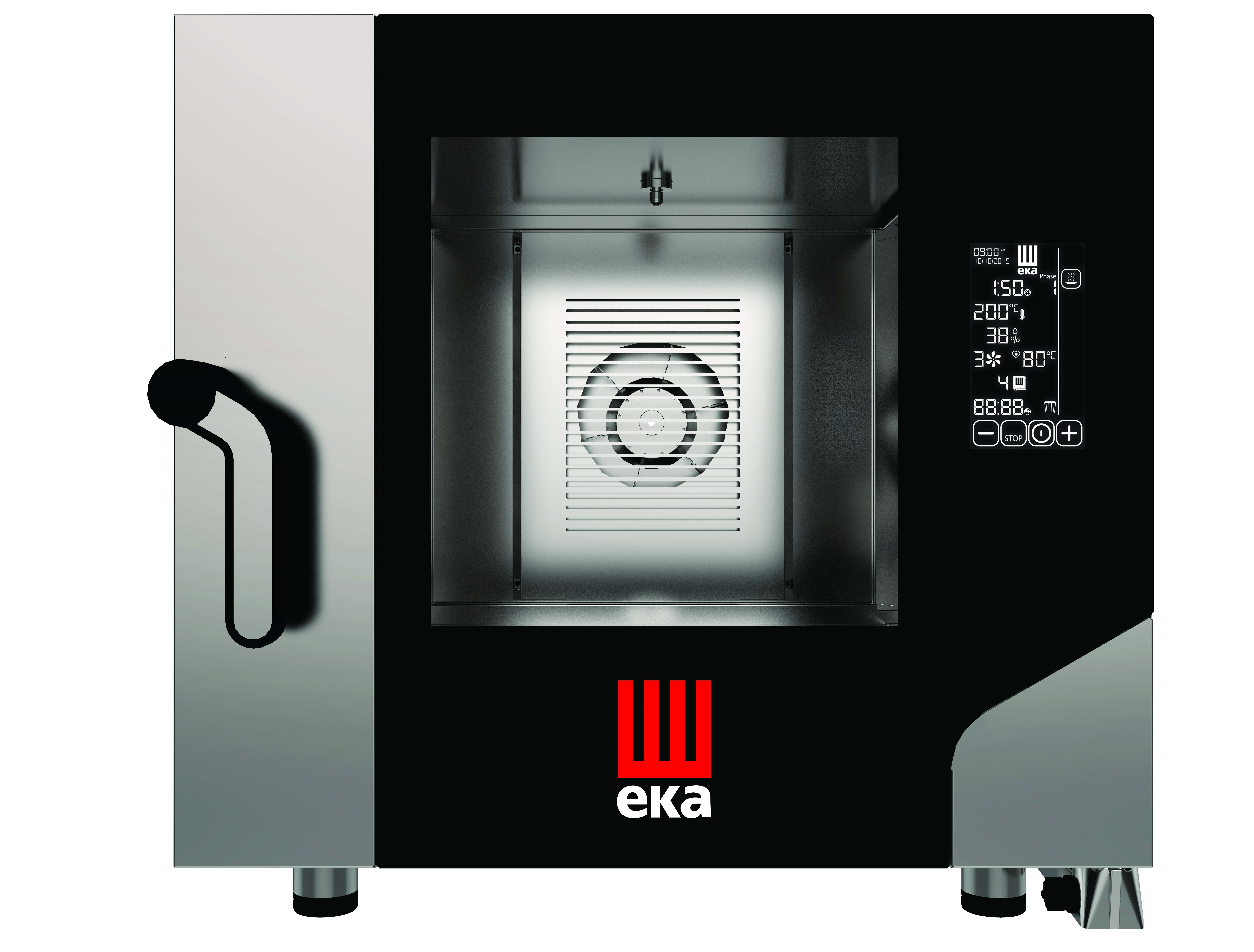 Horno eléctrico convección MILLENIAL BLACK MASK Gastronomía 5 bandejas GN1/1 MKF511BM Línea Padova