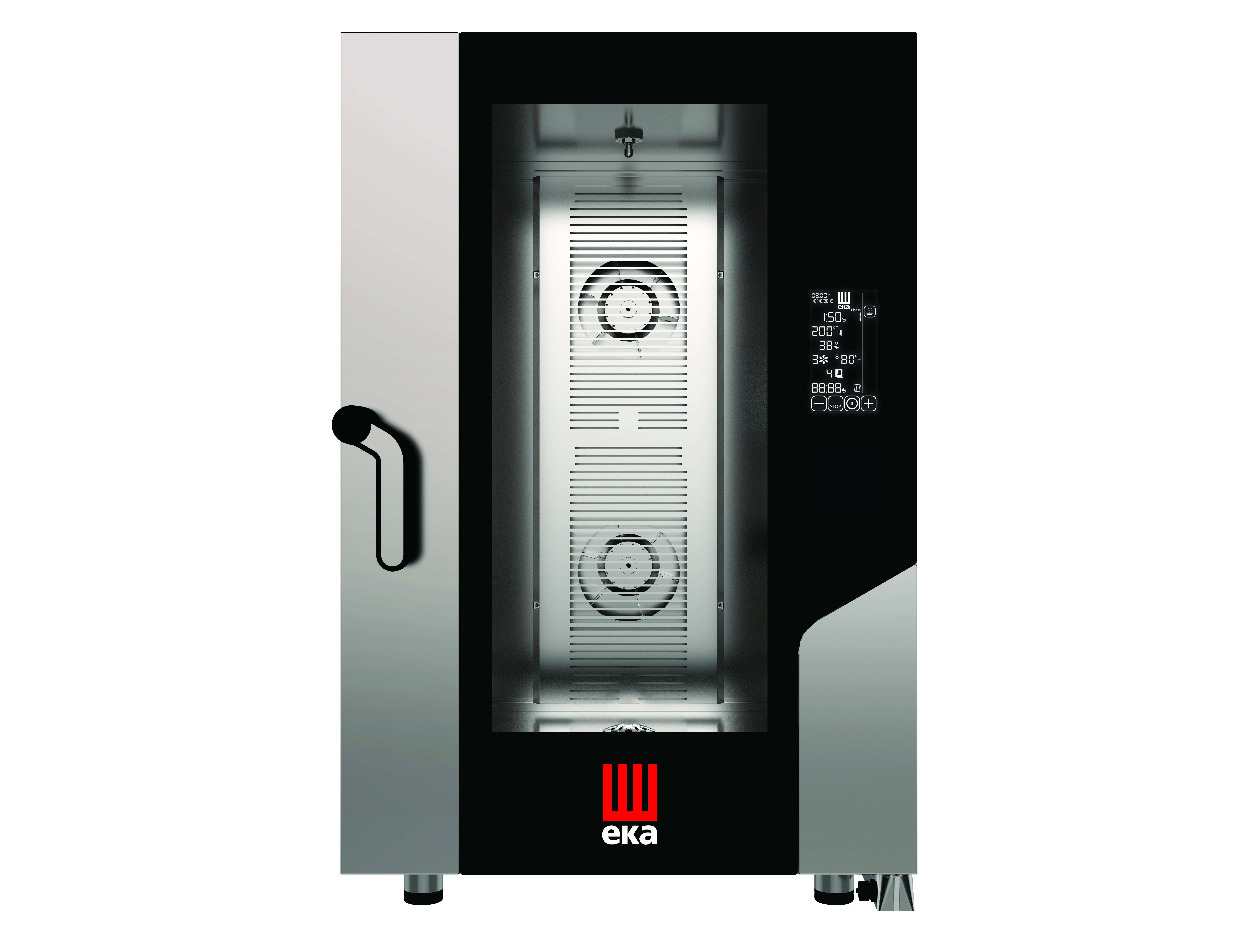 Horno eléctrico convección MILLENIAL BLACK MASK Gastronomía 11 bandejas GN1/1 MKF1111BM Línea Padova