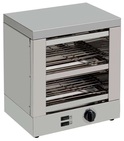 Tostador 2 pisos Slim Line  resistencias de cuarzo con temporizador 1800W TE2T
