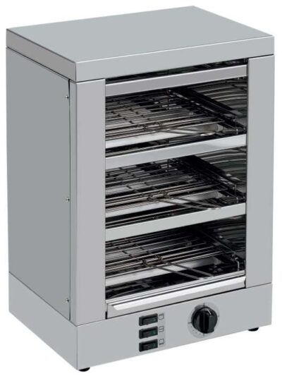 Tostador 3 pisos Slim Line resistencias de cuarzo contemporizador 2400W TE3T