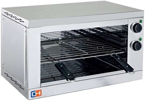 Salamandra Eléctrica Resistencia Superior 2200W 600x300x360h mm con temporizador S4530T