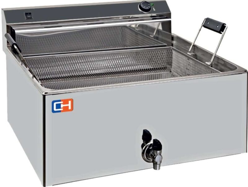 Freidora Especial Pastelería 30 litros 15 kw Trifásica de 650x665x370h mm FP30L