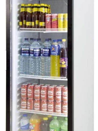 Armario Expositor Refrigerado 400 litros Puerta de Vidrio de 620 x665 x1850h mm CORDOBA RV300