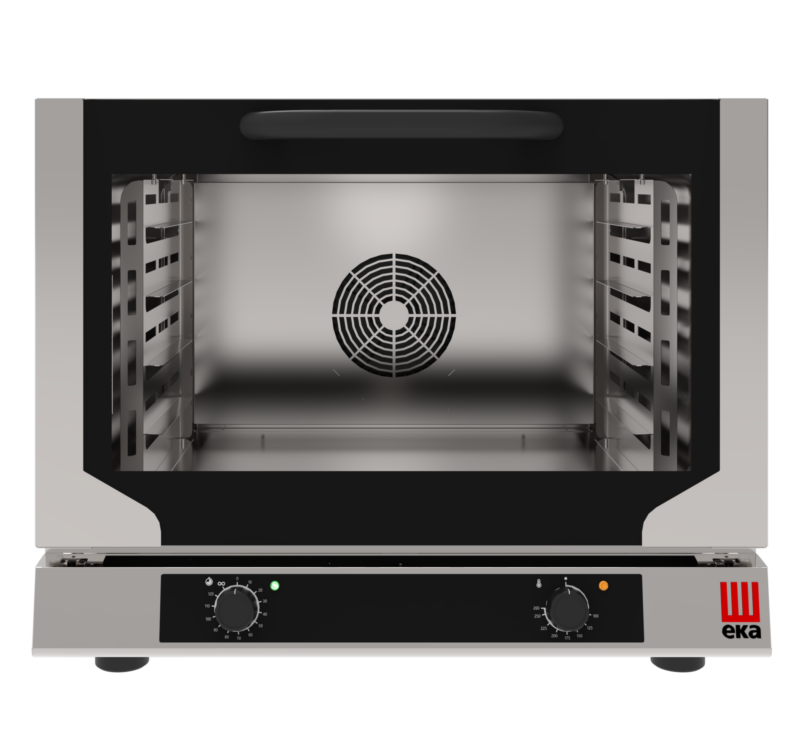 Horno eléctrico convección SNACK 4 bandejas 60×40 cm EKF464P Línea Padova