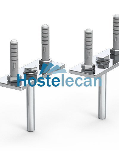 Kit de fijación a techo para estanterías suspendidas