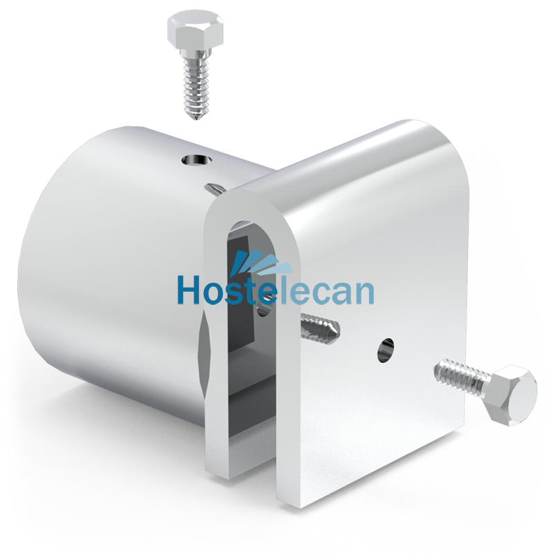 U mixta en forma de T 50x40x60xø30 mm.