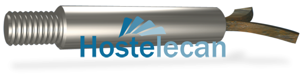 Tocho de hierro cincado rosca métrica 200 mm.