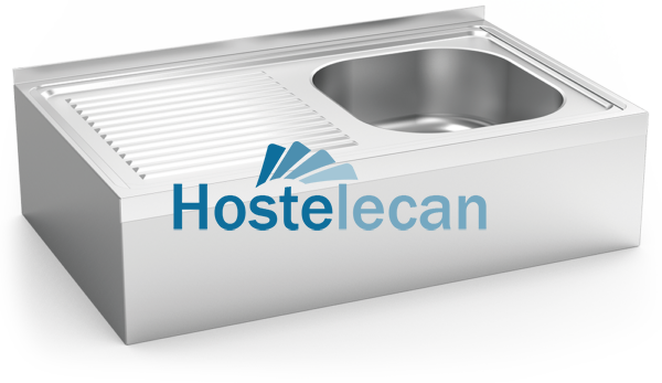 Fregadero colg.c/faldón 1C,EI 1000x500x220 mm.