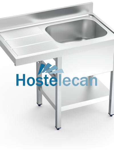 Fregadero para lavavajillas 1C,EI 1200x600x890 mm.