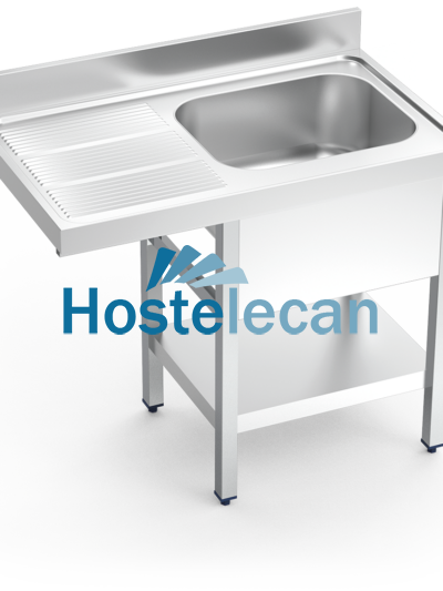 Fregadero para lavavajillas 1C,EI 1200x700x890 mm.