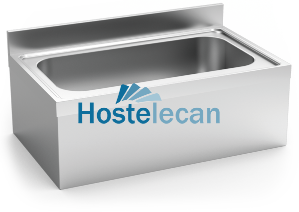 Fregadero colg.c/faldón 1C 1000x600x355 mm.