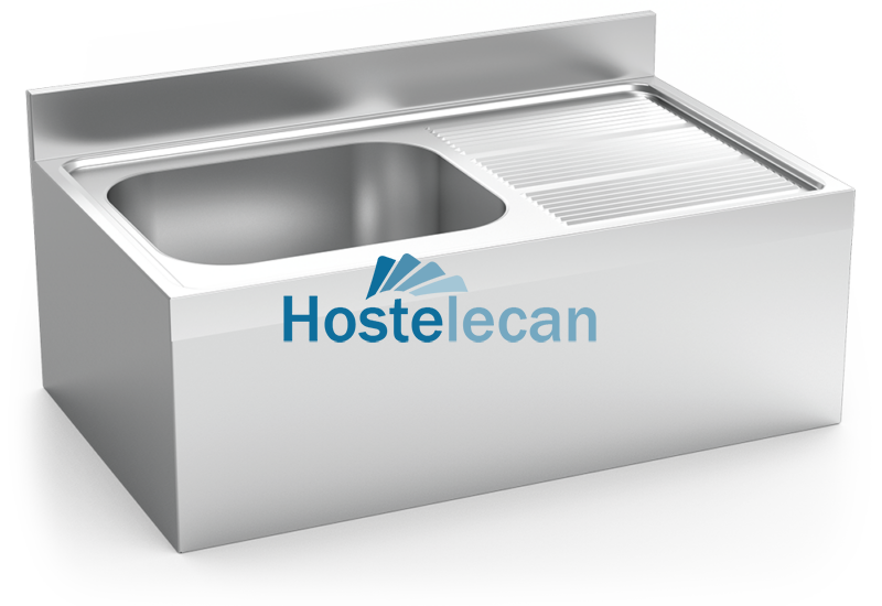 Fregadero colg.c/faldón 1C,ED 1000x700x300 mm.