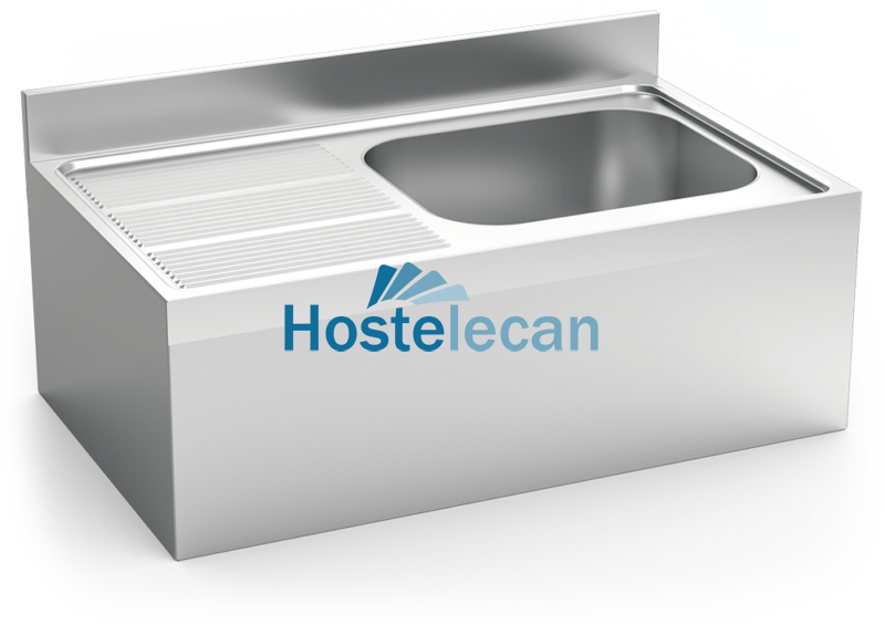 Fregadero colg.c/faldón 1C,EI 1000x700x300 mm.