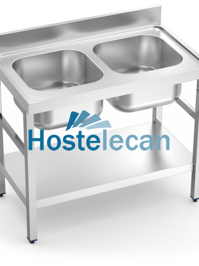 Fregadero c/soporte c/entre.2C 1000x700x850 mm.