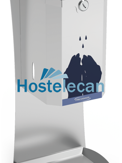 Dispensador acero inox de gel hidroalcohólico de pared