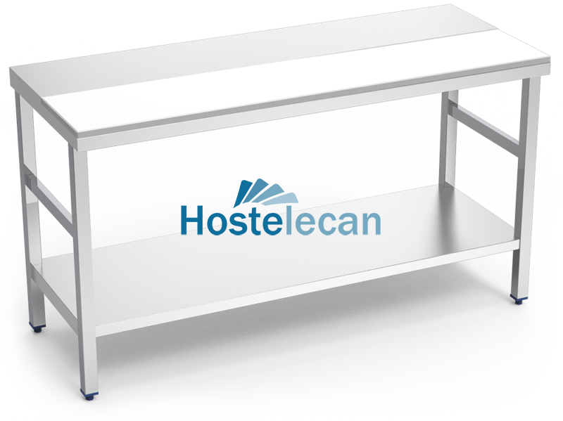 Mesa prepar.central fb.blanca c/ent.1000x600x850