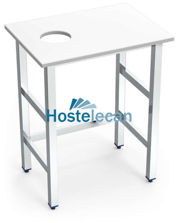 Puesto pescadero fb.blanca mod.sen.700x500x870 mm.