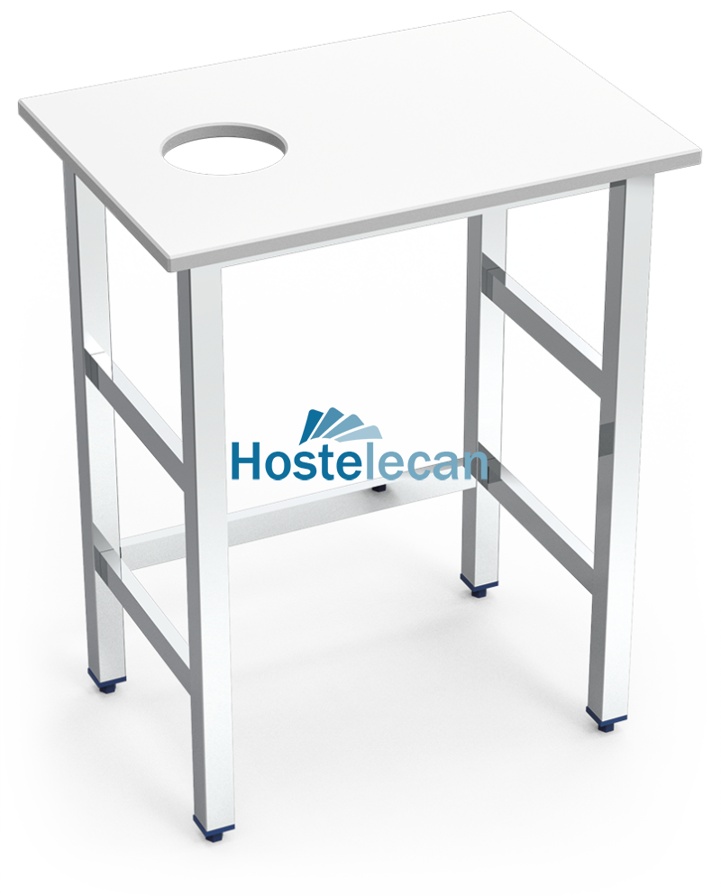 Puesto pescadero fb.blanca mod.sen.700x500x870 mm.