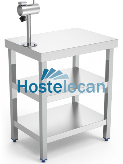 Mesa inox jamonera RT-2D 710x500x1.220 mm