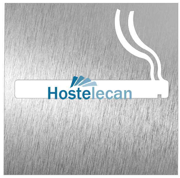 P082608.png Pictograma inoxidable «Permitido Fumar» 120x120x1.5 mm.