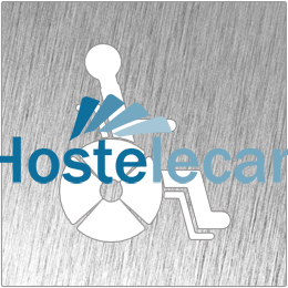 P082614.png Pictograma inoxidable «Discapacitado» 120x120x1.5 mm