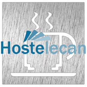 P082640.png Pictograma inoxidable «Cafetería» 120x120x1.5 mm.