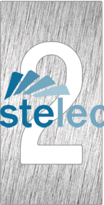 P082650.png Pictograma inoxidable «Número 2» 60x120x1.5 mm.