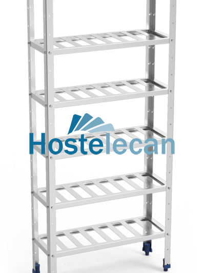 Estantería para almacenaje de botellas 1400x300x1750 mm.