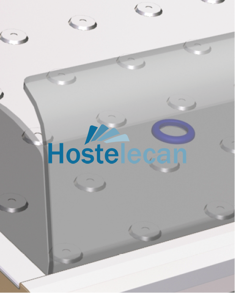 P274490.png Frontal de plástico mostrador de pescadería 963 mm.