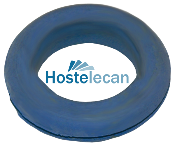 Pasacable de goma azul ø36x2,5 mm.