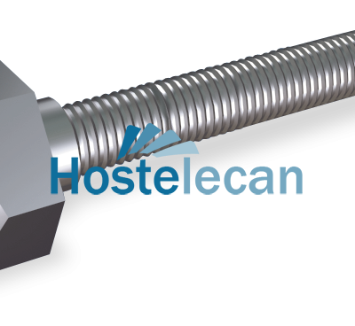 Tornillo cabeza hexagonal rosca métrica M8x16 mm.