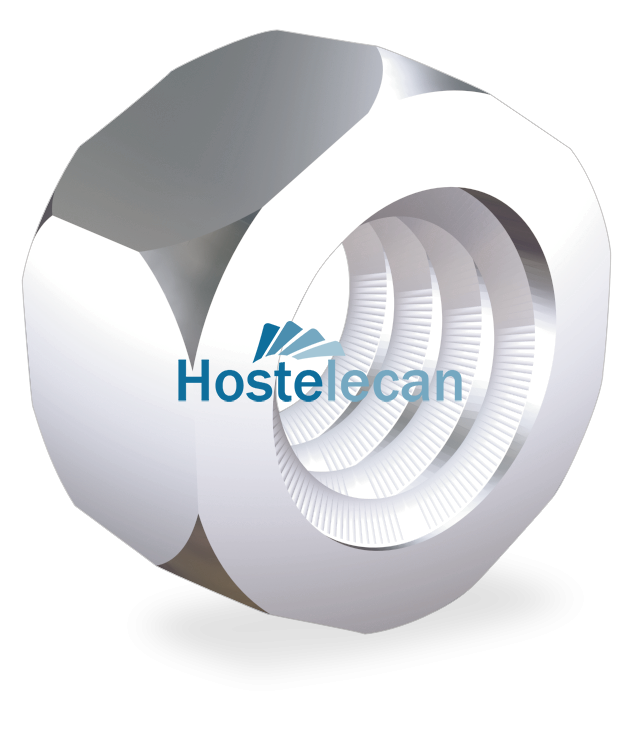 Tuerca hexagonal rosca métrica M14 mm.