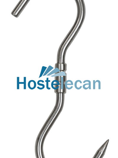 Gancho giratorio modelo "S" 240x50x11 mm.