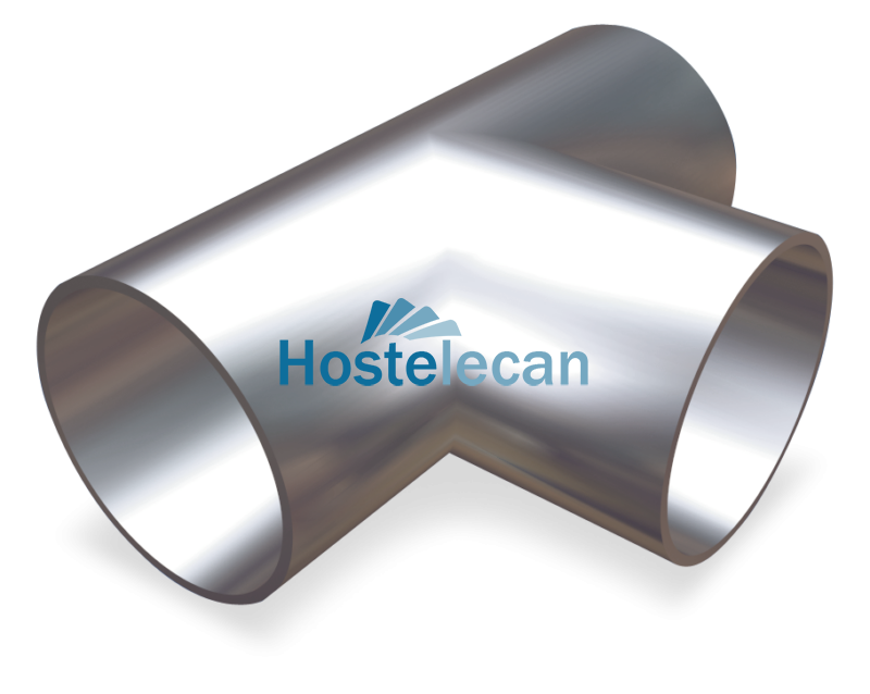 Tubo en forma de T de ø=35(ext)x110x70 mm. BA