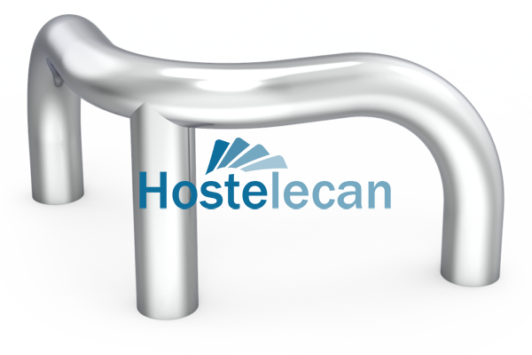 Defensa de esquina desmontable tubular 90º