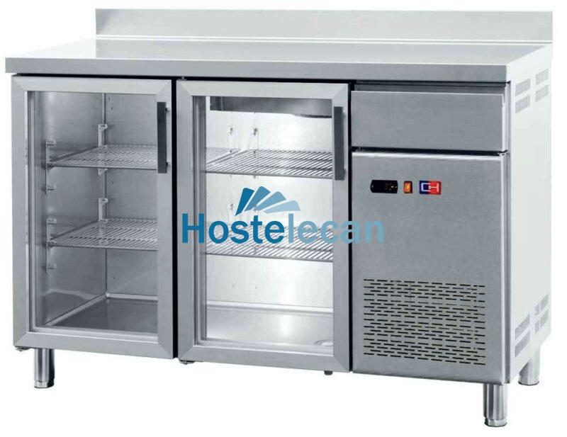 Frente Mostrador Refrigerado con Puertas de Vidrio 4 puertas de 2542 x600 x1045h mm CORDOBA FMCH-250V