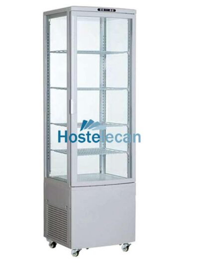 Expositor Refrigerado 4 Caras 238 litros Blanco de 515x485x1715h mm Línea Pekín XC238L-B