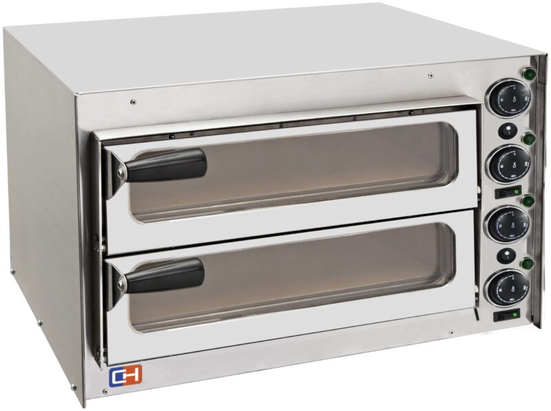 Horno Eléctrico de Pizza Compacto 2 pizza diámetro 35 cm AVEIRO FP35PV con puerta de cristal Horno Eléctrico de Pizza Compacto 2 pizza diámetro 35 cm AVEIRO FP35PV con puerta de cristal