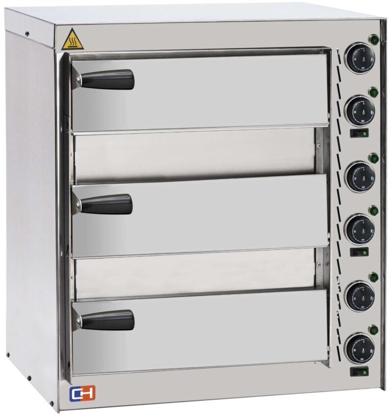 Horno Eléctrico de Pizza Compacto 3 pizza diámetro 35 cm AVEIRO FP52PI Horno Eléctrico de Pizza Compacto 3 pizza diámetro 35 cm AVEIRO FP52PI