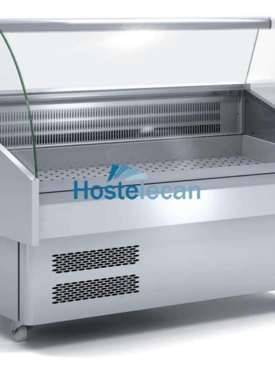 Vitrina Expositora Refrigerada Pescado / Marisco evaporador estático más placa fría dim.1505x915x1185h mm Línea Córdoba EEC-150-CC-EF