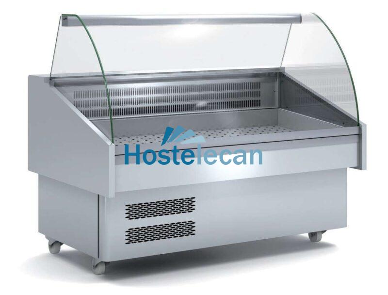 Vitrina Expositora Refrigerada Pescado / Marisco evaporador estático más placa fría dim.1505x915x1185h mm Línea Córdoba EEC-150-CC-EF Vitrina Expositora Refrigerada Pescado / Marisco evaporador estático más placa fría dim.1505x915x1185h mm Línea Córdoba EEC-150-CC-EF