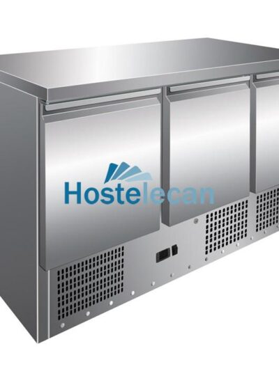 Mesa GN1/1 3 Puertas Refrigerada Compacta de 1365 x700 x860h mm PEKIN S903TOP