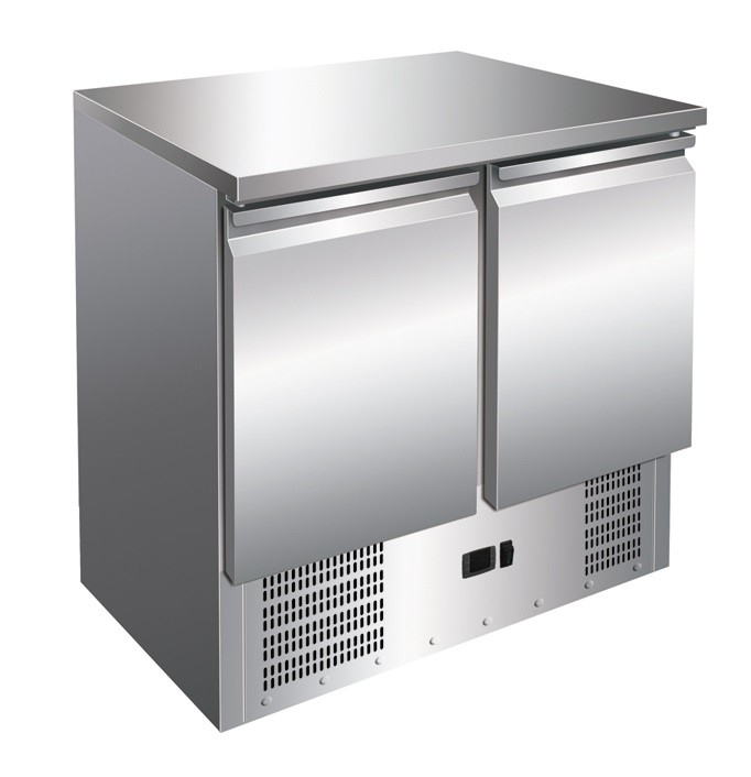 Mesa GN1/1 2 Puertas Refrigerada Compacta de 900 x700 x860h mm PEKIN S901 Mesa GN1/1 2 Puertas Refrigerada Compacta de 900 x700 x860h mm PEKIN S901