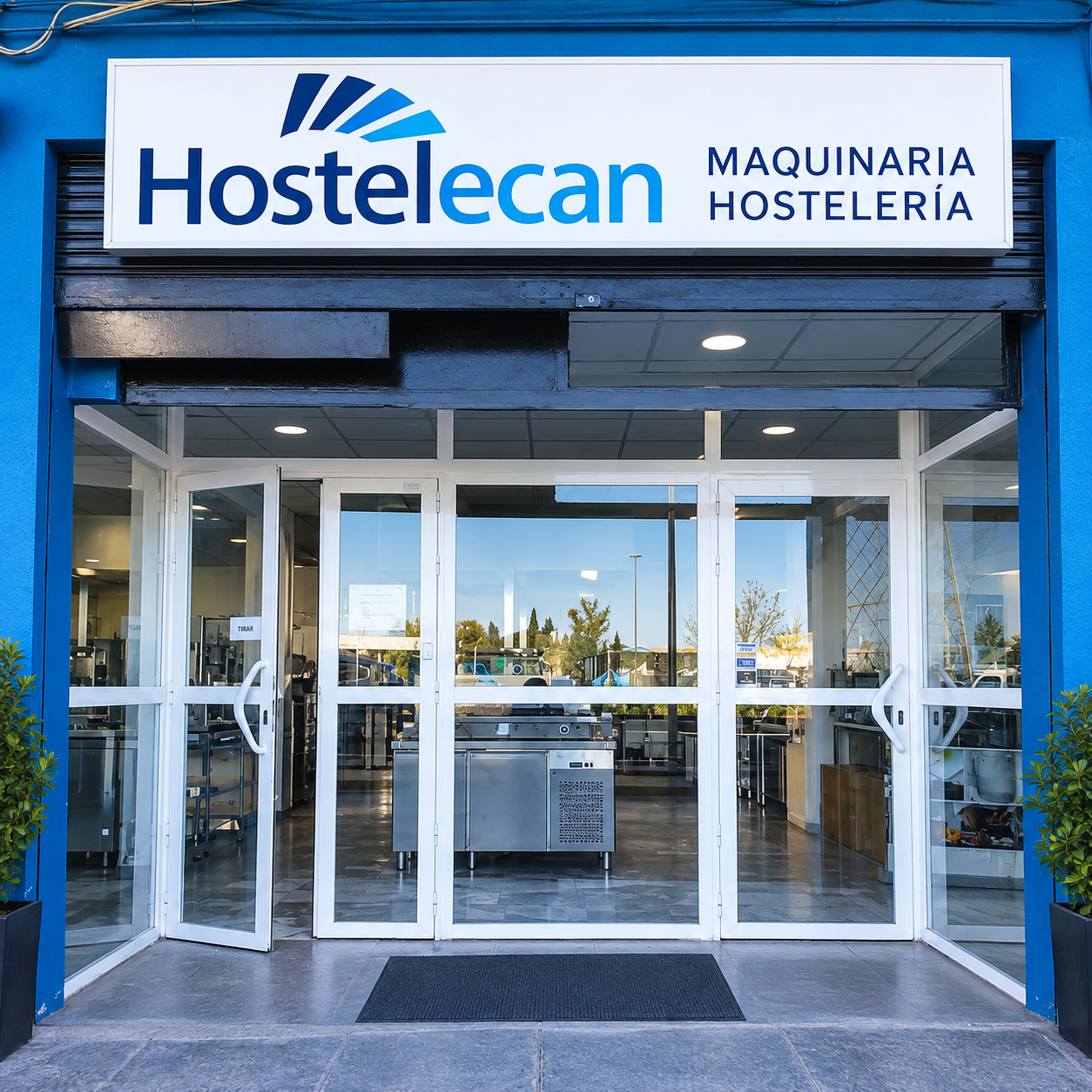 Fachada de la tienda Hostelecan